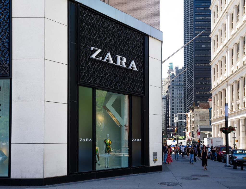 Zara store in New York