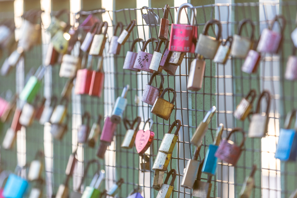 Colorful,Keys,Locking